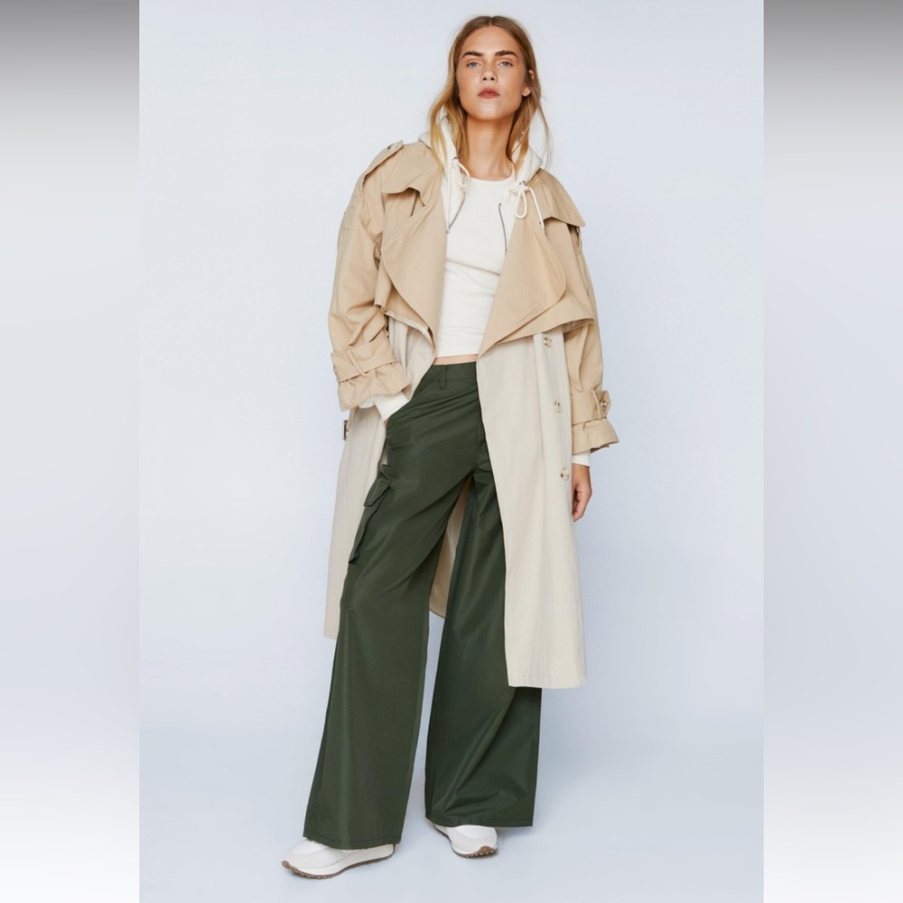 Oversized trench coat